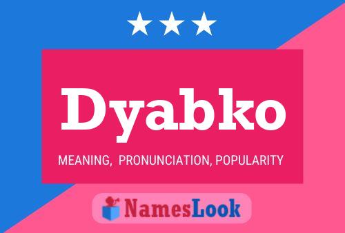 Постер имени Dyabko