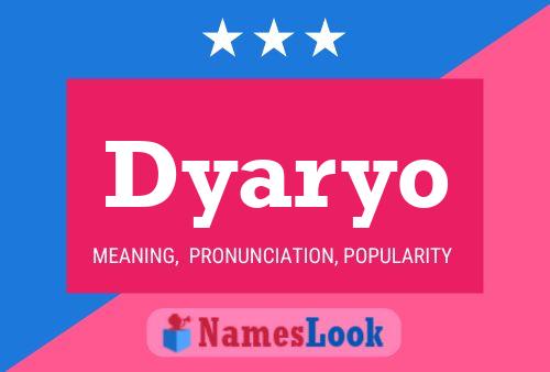 Постер имени Dyaryo