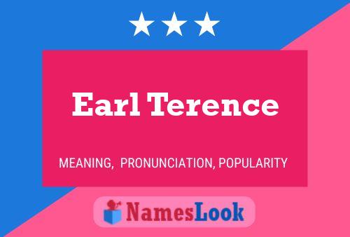 Постер имени Earl Terence