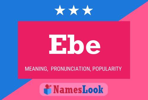 Постер имени Ebe