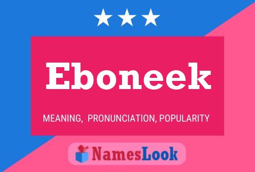 Постер имени Eboneek