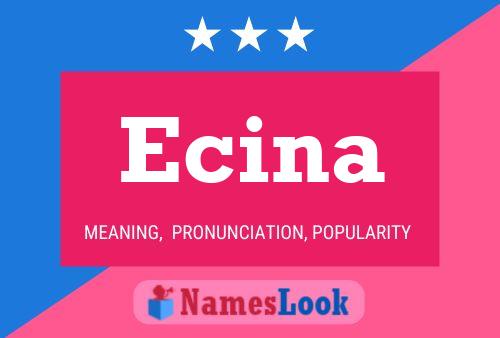 Постер имени Ecina