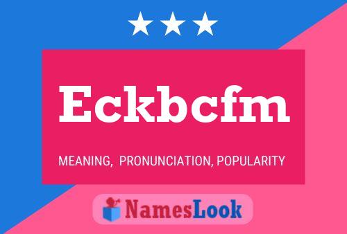 Постер имени Eckbcfm