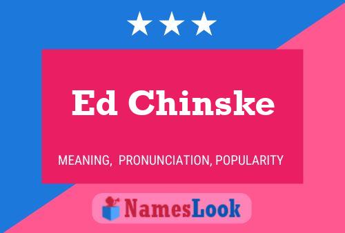 Постер имени Ed Chinske