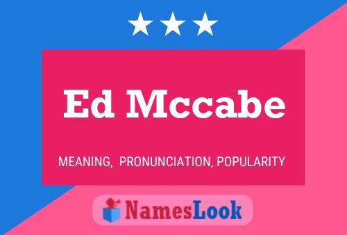 Постер имени Ed Mccabe