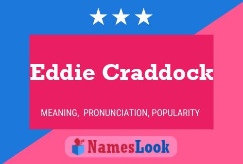 Постер имени Eddie Craddock