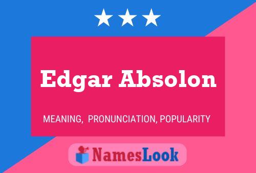 Постер имени Edgar Absolon