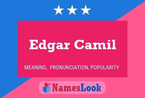 Постер имени Edgar Camil