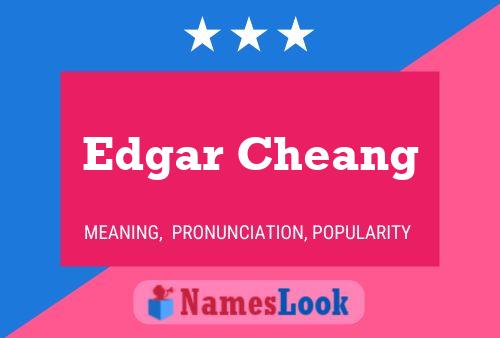 Постер имени Edgar Cheang