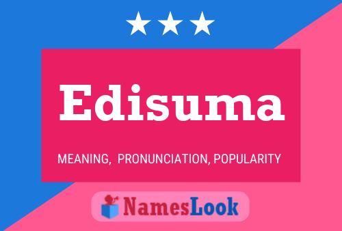 Постер имени Edisuma