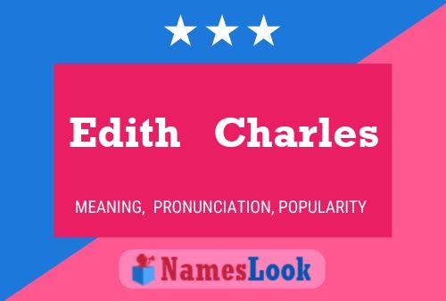 Постер имени Edith   Charles