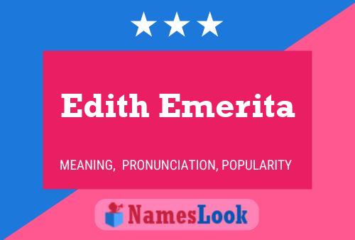 Постер имени Edith Emerita