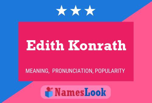 Постер имени Edith Konrath