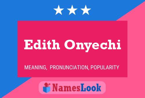 Постер имени Edith Onyechi