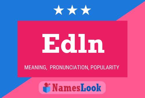 Постер имени Edln