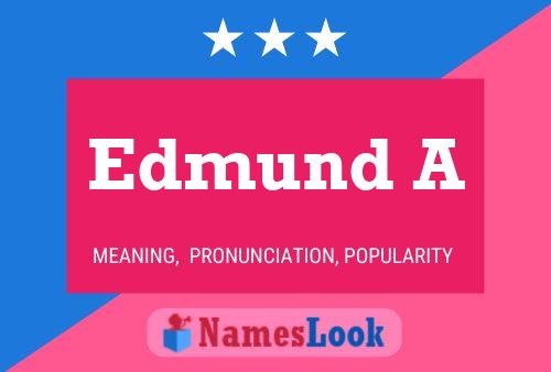 Постер имени Edmund A