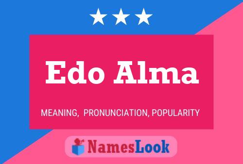 Постер имени Edo Alma