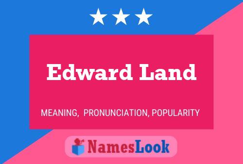 Постер имени Edward Land