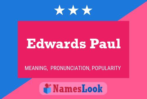 Постер имени Edwards Paul