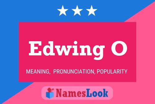 Постер имени Edwing O