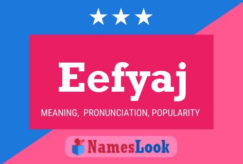 Постер имени Eefyaj