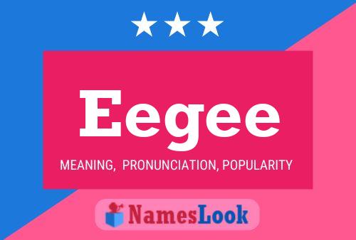 Постер имени Eegee