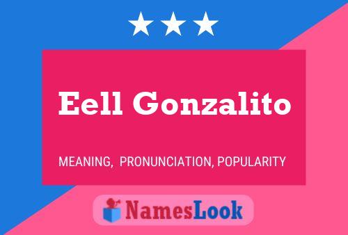 Постер имени Eell Gonzalito