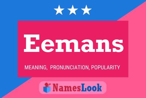 Постер имени Eemans