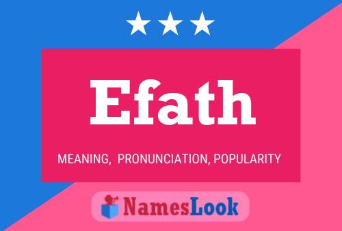 Постер имени Efath