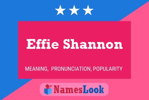 Постер имени Effie Shannon