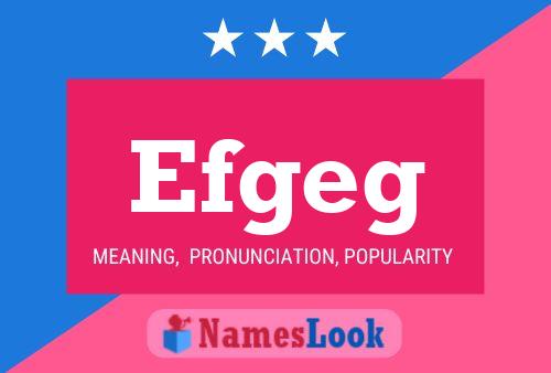 Постер имени Efgeg