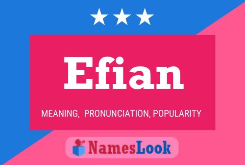 Постер имени Efian