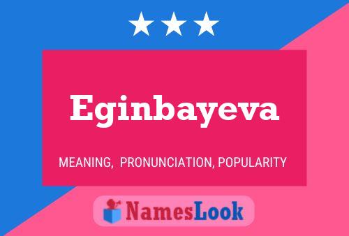 Постер имени Eginbayeva