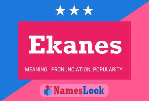 Постер имени Ekanes