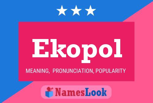 Постер имени Ekopol