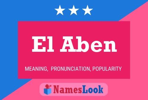 Постер имени El Aben