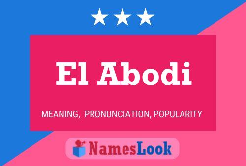 Постер имени El Abodi