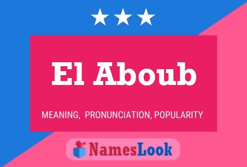 Постер имени El Aboub