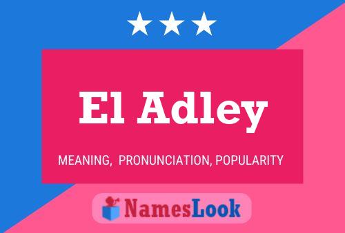 Постер имени El Adley