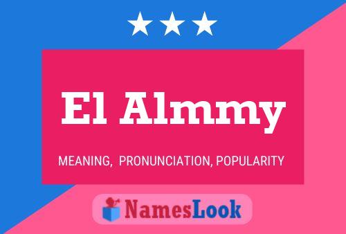 Постер имени El Almmy