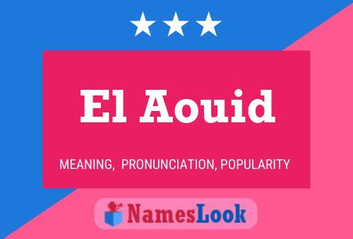 Постер имени El Aouid