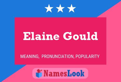 Постер имени Elaine Gould