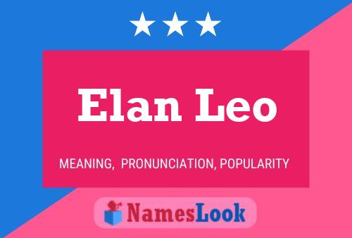 Постер имени Elan Leo