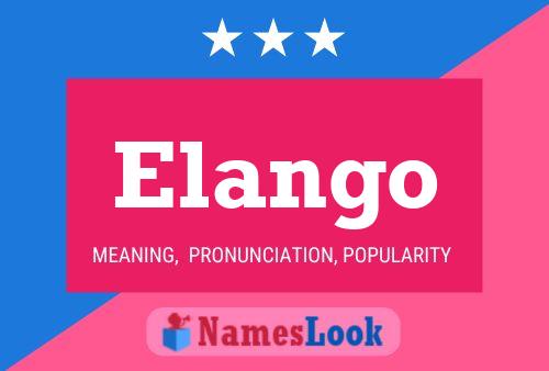 Постер имени Elango