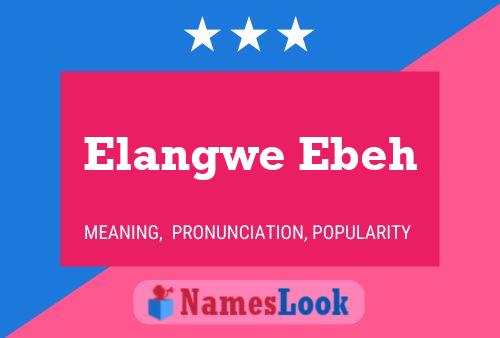 Постер имени Elangwe Ebeh