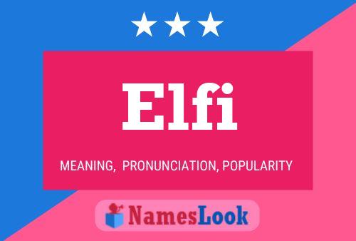 Постер имени Elfi