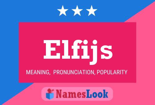 Постер имени Elfijs