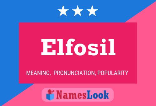 Постер имени Elfosil