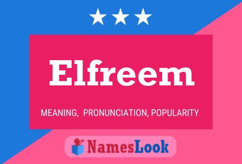 Постер имени Elfreem