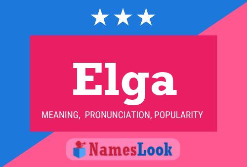 Постер имени Elga